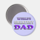 Aimant Le plus grand papa du monde (Recto/Verso)