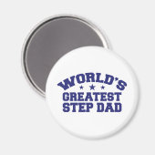 Aimant Le plus grand pas du monde pour papa (Recto/Verso)