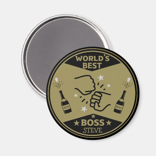 Aimant Le plus grand patron du monde (Recto/Verso)