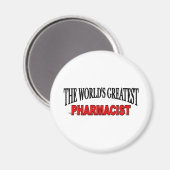 Aimant Le plus grand pharmacien du monde (Recto/Verso)