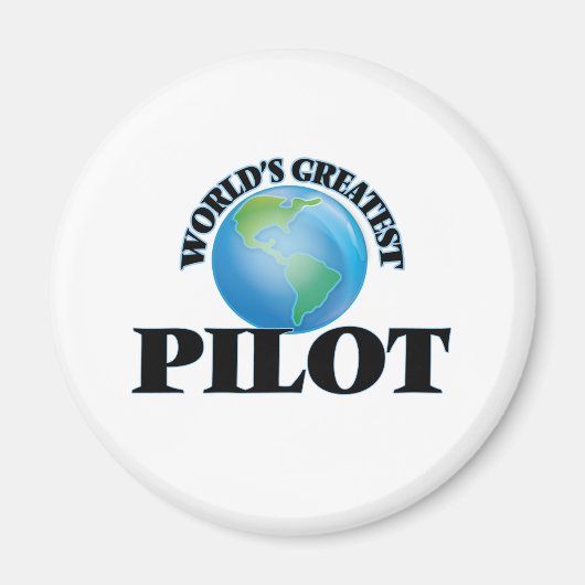 Aimant Le plus grand pilote du monde (Devant)