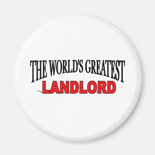 Aimant Le plus grand propriétaire du monde (Devant)