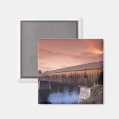 Aimant Le plus long pont couvert des États-Unis (Recto/Verso)