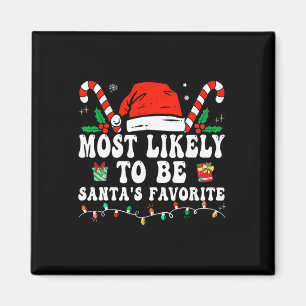 Aimant Le Plus Probable À Noël Est Père Noël Favorite Mat