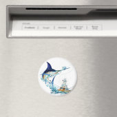 Aimant Le poisson-voilier prend l'appât (In Situ (Lave-vaisselle))