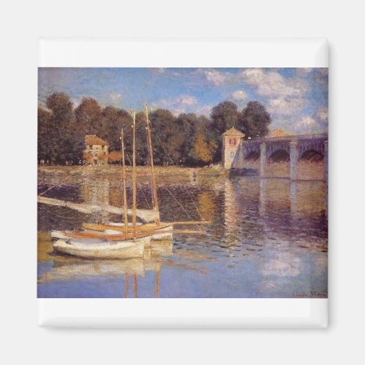 Aimant Le pont d'Argenteuil Claude Monet (Devant)