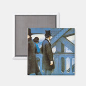 Aimant Le Pont de l'Europe par Gustave Caillebotte (Recto/Verso)