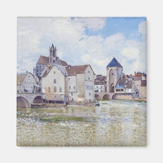 Aimant Le Pont de Moret, Alfred Sisley (Devant)