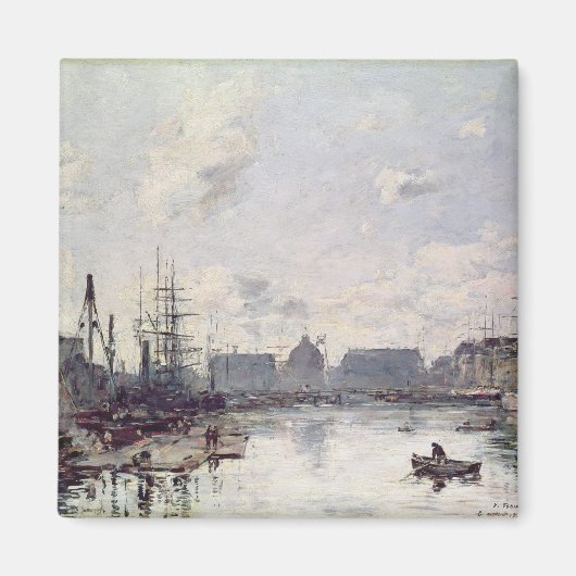 Aimant Le port de commerce, Le Havre, 1892 (Devant)