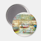 AIMANT LE PORT EN TANT QUE PEINTURE (Recto/Verso)