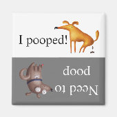 Aimant Le Potty Potty Poop est parti (Devant)