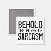 Aimant Le pouvoir du sarcasme (Recto/Verso)