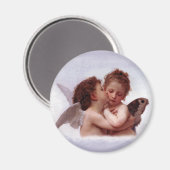 Aimant Le premier baiser de William Bouguereau (Recto/Verso)