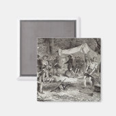 Aimant Le premier jour à Jamestown (Recto/Verso)