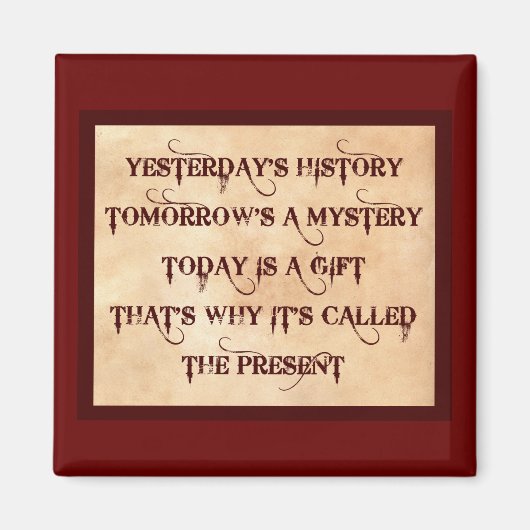 Aimant Le présent (Devant)