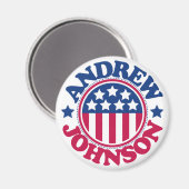Aimant Le président américain Andrew Johnson (Recto/Verso)