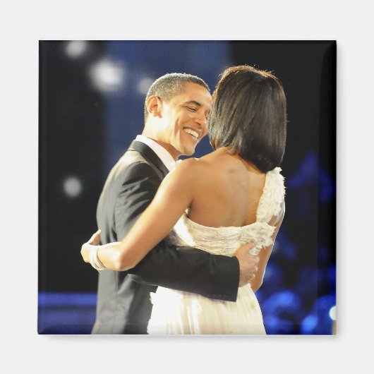 Aimant Le président Barack & Michele Obama (Devant)