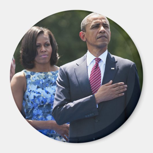 Aimant Le président Barack & Michele Obama (Devant)