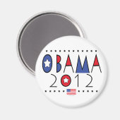 Aimant Le président Barack Obama 2012 (Recto/Verso)