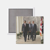 Aimant Le président Barack Obama et les anciens président (Recto/Verso)