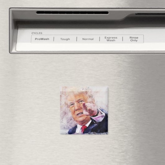 Aimant Le président Donald Trump (In Situ (Lave-vaisselle))