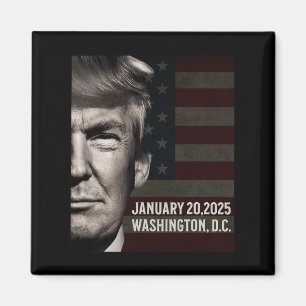 Aimant Le Président Donald Trump 2025 Date d'ouverture