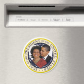 Aimant Le président Obama garde un gros 3 pouces (In Situ (Lave-vaisselle))