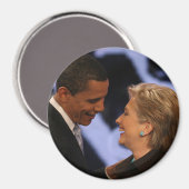 Aimant Le président Obama inaugure un colossal 6 pouces (Recto/Verso)