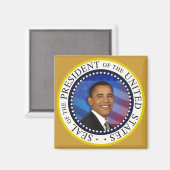 Aimant Le président Obama Objets de collection Keepsaké M (Recto/Verso)