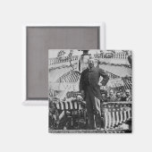 Aimant Le président Theodore Roosevelt au Wyoming (Recto/Verso)