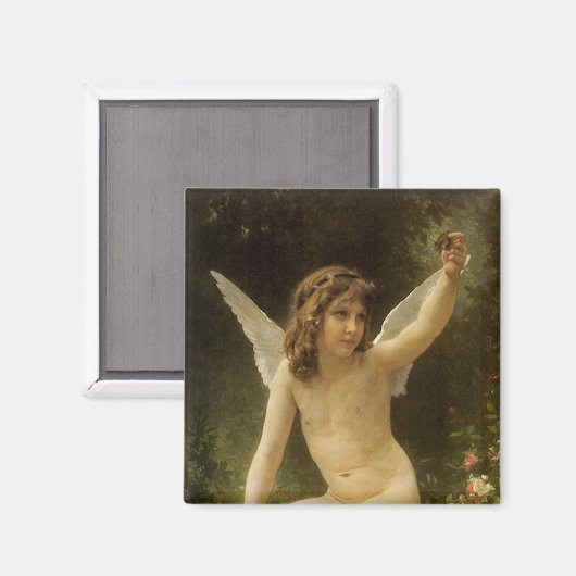 Aimant Le Prisonnier (Le Captif) par Bouguereau (Recto/Verso)