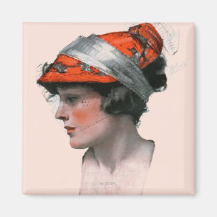 Aimant Le profil de la femme