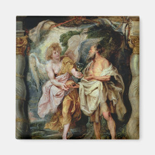 Aimant Le prophète Élijah et l'ange