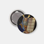 Aimant Le prophète Moïse avec les tablettes de la loi (Recto/Verso)