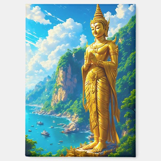 Aimant Le Protecteur Tranquille (Recto)