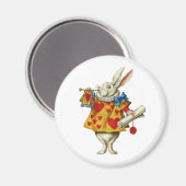 AIMANT LE RABBIT BLANC D'ALICE (Recto/Verso)