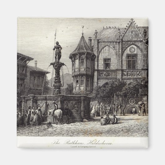 Aimant Le Rathhaus, Hildesheim (Devant)