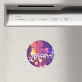 Aimant Le réalisateur moderne de Retro Hollywood en rose (In Situ (Lave-vaisselle))