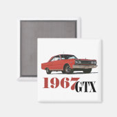 AIMANT LE RED GTX DE 1967 (Recto/Verso)