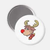 Aimant le renne à nez rouge (Recto/Verso)