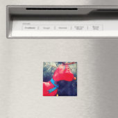 Aimant Le renne rouge (In Situ (Lave-vaisselle))