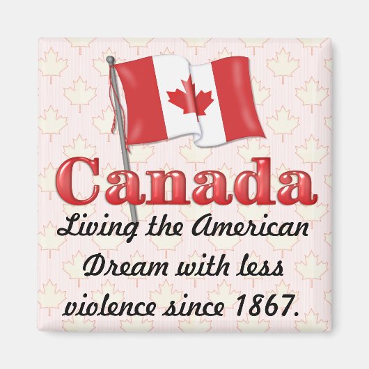 Aimant Le rêve canadien (Devant)