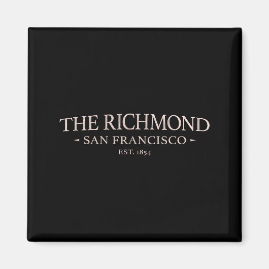 Aimant Le Richmond San Francisco - Simple District de Ric (Devant)