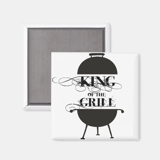 Aimant Le Roi Du Grill (Recto/Verso)
