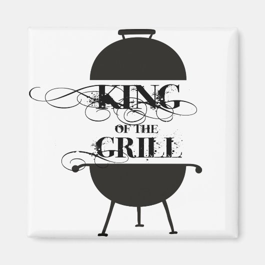 Aimant Le Roi Du Grill (Devant)