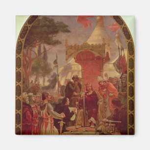 Aimant Le Roi John Granting la Magna Carta en 1215, 1900