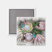 Aimant Le roi Protea (Recto/Verso)