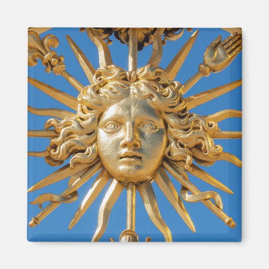 Aimant Le Roi Soleil à la Porte d'Or du château de Versai (Devant)