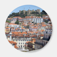 Le Rossio et la Colline du Château, Lisbonne, le