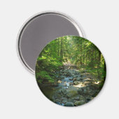 Aimant Le ruisseau Laughwater au parc national Mount Rain (Recto/Verso)